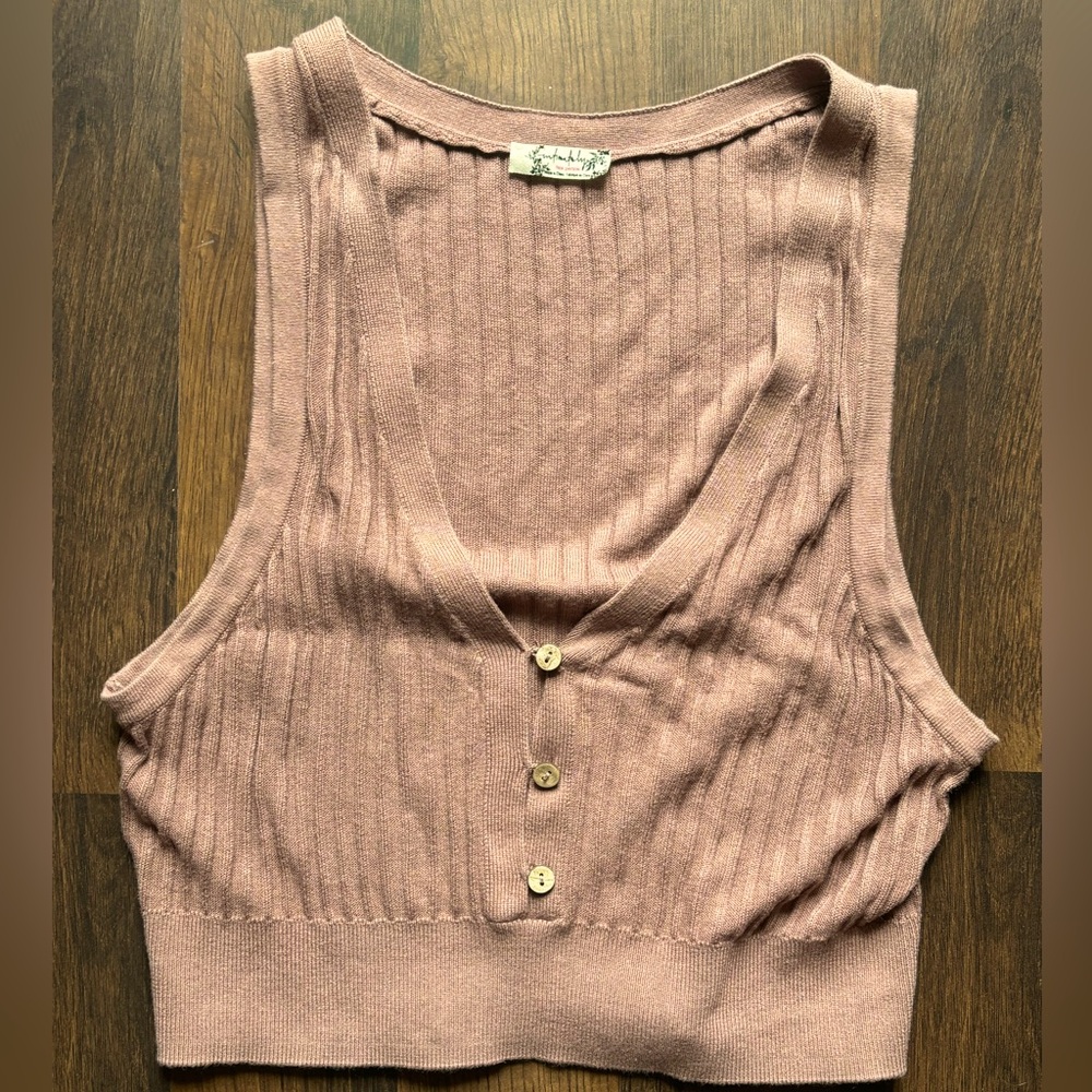 Free People sweater vest top
